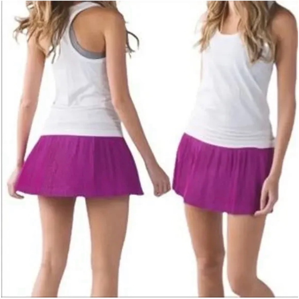 Lululemon athletica Pleat To Street Skirt III Ultra Violet size 4 - Picture 6 of 6